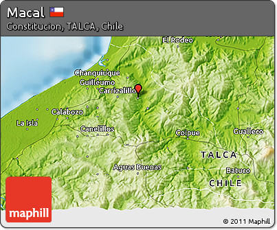 Physical 3D Map of Macal