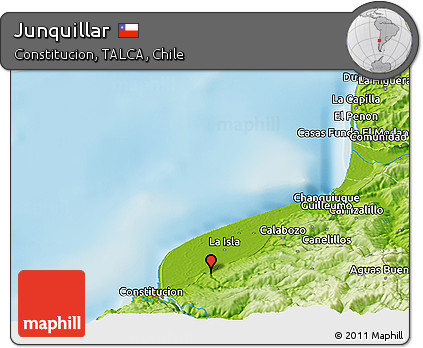 Physical Panoramic Map of Junquillar