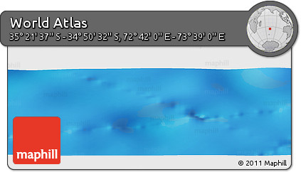 Physical Panoramic Map of the Area around 35° 6' 5" S, 73° 10' 30" E