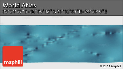 Satellite Panoramic Map of the Area around 35° 6' 5" S, 74° 1' 30" E