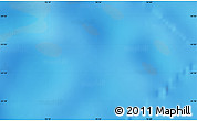 Physical Map of the area around 35° 6' 5" S, 76° 34' 29" E