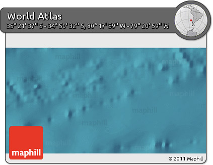 Satellite 3D Map of the Area around 35° 6' 5" S, 79° 49' 29" W