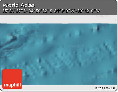 Satellite 3D Map of the Area around 35° 6' 5" S, 80° 40' 30" W
