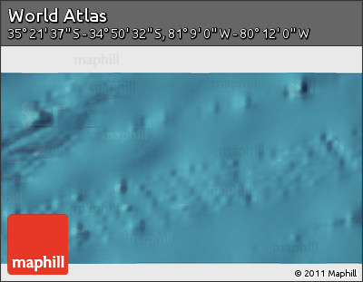 Satellite 3D Map of the Area around 35° 6' 5" S, 80° 40' 30" W