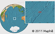 Satellite Location Map of the area around 35° 6' 5" S, 81° 40' 30" E