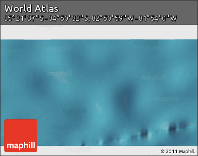 Satellite 3D Map of the Area around 35° 6' 5" S, 82° 22' 30" W