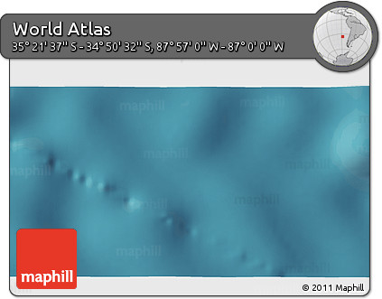 Satellite 3D Map of the Area around 35° 6' 5" S, 87° 28' 29" W