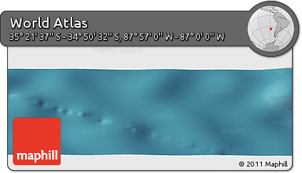 Satellite Panoramic Map of the Area around 35° 6' 5" S, 87° 28' 29" W