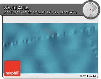 Satellite 3D Map of the Area around 35° 6' 5" S, 89° 10' 30" W