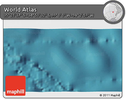 Satellite 3D Map of the Area around 35° 6' 5" S, 98° 31' 30" W