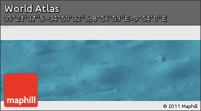 Satellite Panoramic Map of the Area around 35° 6' 5" S, 9° 25' 30" E