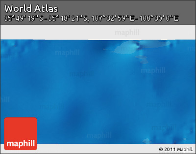 Physical 3D Map of the Area around 35° 33' 50" S, 108° 1' 30" E