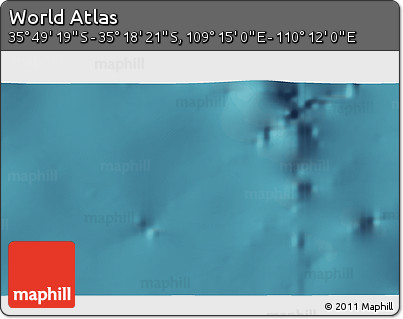 Satellite 3D Map of the Area around 35° 33' 50" S, 109° 43' 29" E