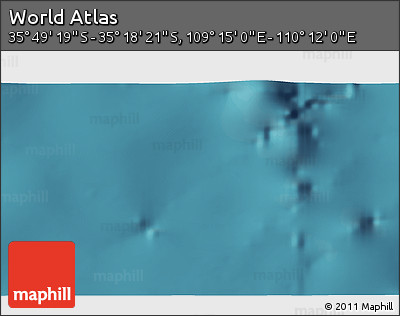 Satellite 3D Map of the Area around 35° 33' 50" S, 109° 43' 29" E