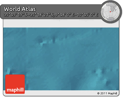 Satellite 3D Map of the Area around 35° 33' 50" S, 10° 16' 30" E