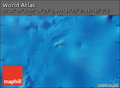 Physical Map of the Area around 35° 33' 50" S, 112° 16' 30" E