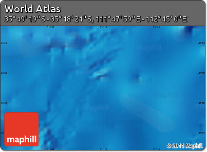 Physical Map of the Area around 35° 33' 50" S, 112° 16' 30" E
