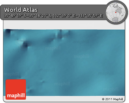 Satellite 3D Map of the Area around 35° 33' 50" S, 113° 7' 30" E