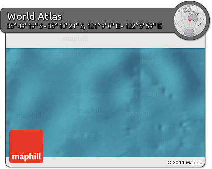 Satellite 3D Map of the Area around 35° 33' 50" S, 121° 37' 30" E