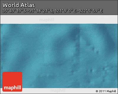 Satellite 3D Map of the Area around 35° 33' 50" S, 121° 37' 30" E