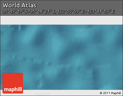 Satellite 3D Map of the Area around 35° 33' 50" S, 123° 19' 29" E