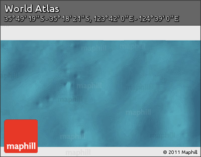Satellite 3D Map of the Area around 35° 33' 50" S, 124° 10' 30" E
