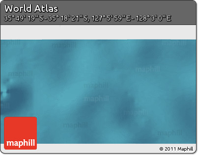 Satellite 3D Map of the Area around 35° 33' 50" S, 127° 34' 30" E