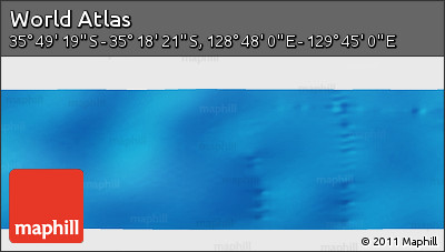 Physical Panoramic Map of the Area around 35° 33' 50" S, 129° 16' 30" E