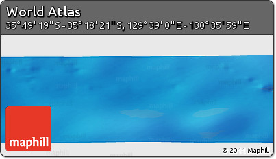 Physical Panoramic Map of the Area around 35° 33' 50" S, 130° 7' 30" E