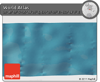 Satellite 3D Map of the Area around 35° 33' 50" S, 131° 49' 29" E