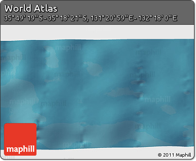 Satellite 3D Map of the Area around 35° 33' 50" S, 131° 49' 29" E