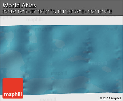 Satellite 3D Map of the Area around 35° 33' 50" S, 131° 49' 29" E