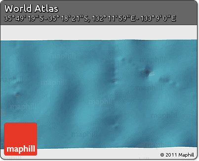 Satellite 3D Map of the Area around 35° 33' 50" S, 132° 40' 30" E