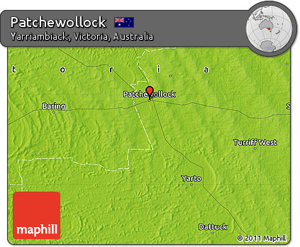 Physical Map of Patchewollock