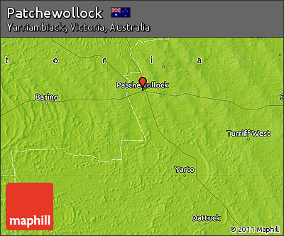 Physical Map of Patchewollock