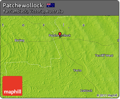 Physical Map of Patchewollock
