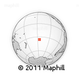Outline Map of the Area around 35° 33' 50" S, 145° 16' 30" W, rectangular outline