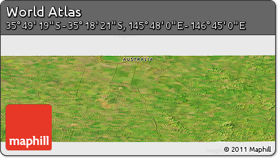 Satellite Panoramic Map of the Area around 35° 33' 50" S, 146° 16' 30" E