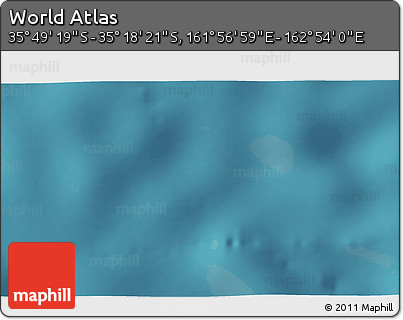 Satellite 3D Map of the Area around 35° 33' 50" S, 162° 25' 30" E