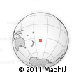 Outline Map of the Area around 35° 33' 50" S, 165° 40' 30" W, rectangular outline