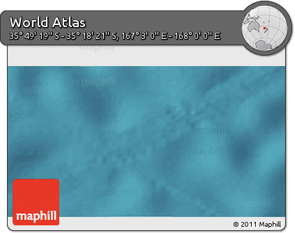 Satellite 3D Map of the Area around 35° 33' 50" S, 167° 31' 30" E