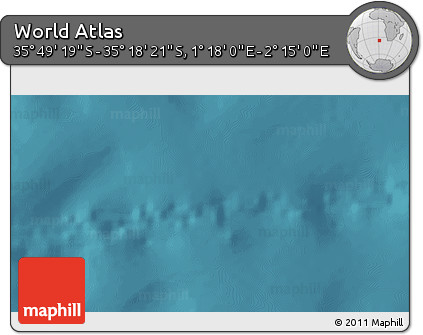 Satellite 3D Map of the Area around 35° 33' 50" S, 1° 46' 29" E