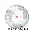 Outline Map of the Area around 35° 33' 50" S, 21° 10' 29" W, rectangular outline