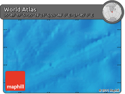 Physical Map of the Area around 35° 33' 50" S, 27° 16' 29" E