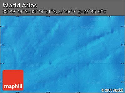 Physical Map of the Area around 35° 33' 50" S, 27° 16' 29" E