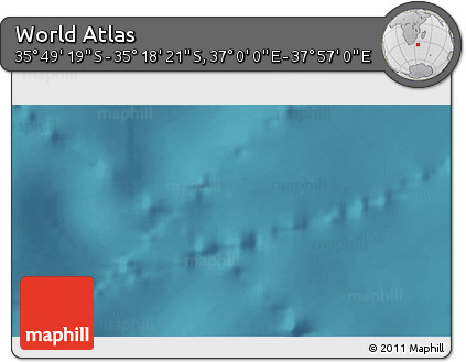 Satellite 3D Map of the Area around 35° 33' 50" S, 37° 28' 30" E