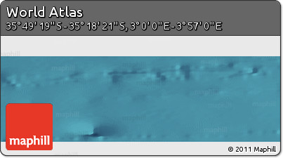 Satellite Panoramic Map of the Area around 35° 33' 50" S, 3° 28' 30" E
