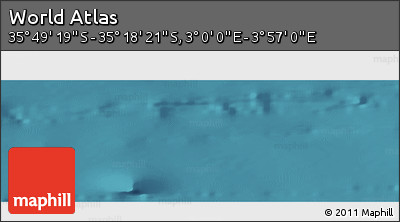 Satellite Panoramic Map of the Area around 35° 33' 50" S, 3° 28' 30" E