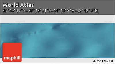 Satellite Panoramic Map of the Area around 35° 33' 50" S, 41° 43' 30" E