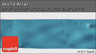 Satellite Panoramic Map of the Area around 35° 33' 50" S, 45° 7' 30" E